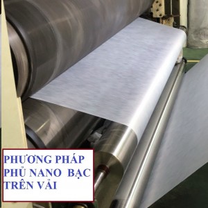 Phương pháp phủ Nano bạc trên vải
