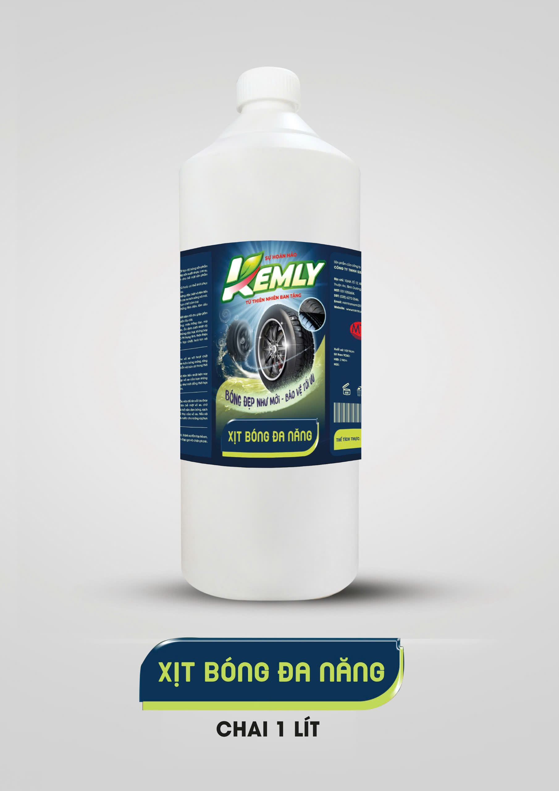 Xịt bóng đa năng Kemly chai 1 lit